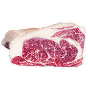 Cut marbled short loin